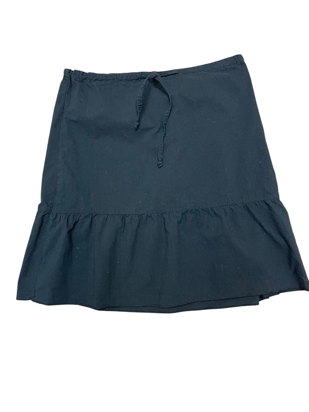 Columbia Black Ruffle-Hem A-Line Skirt Size M Outdoor Casual Boho